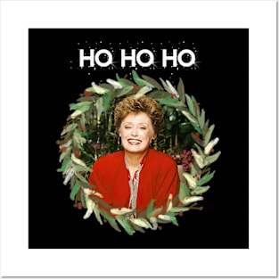 Ho Ho Ho - Blanche Devereaux Christmas From The Golden Girls Posters and Art